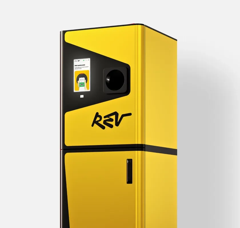 Kompaktowy automat kaucyjny Rev Loop